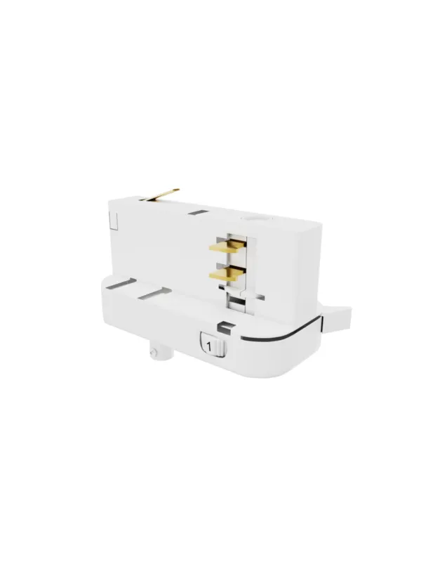 Łatwy zwrot Adapter do wieszania lamp na szynoprzewód 3F Maytoni Trinity – wybór fazy, biały