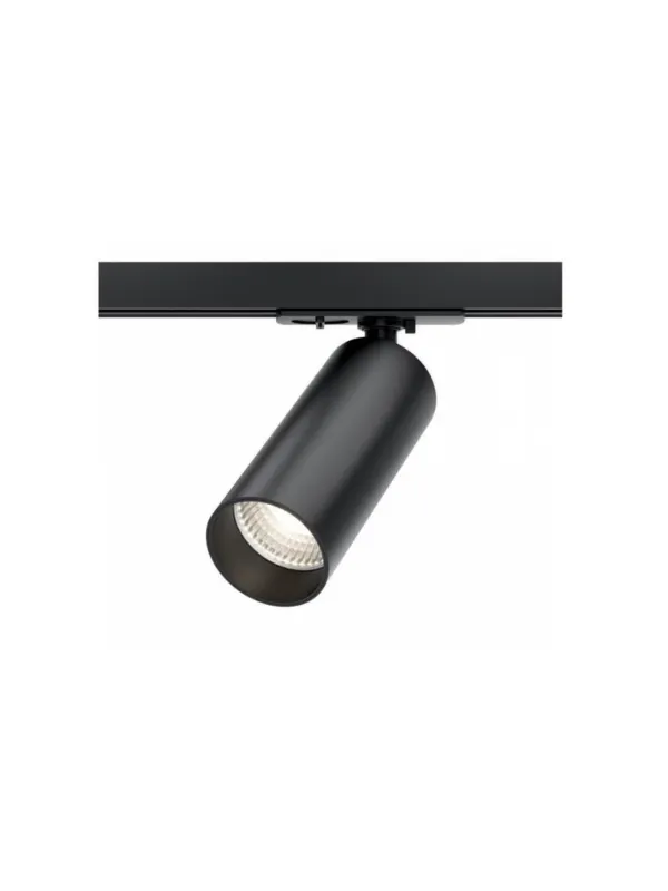 Reflektor tuba 50° na szynoprzewód 1F Maytoni - LED 3000K 900lm 12W - Focus 52mm czarny Łatwy zwrot