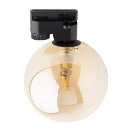 Kup teraz TK LIGHTING 4924 TRACER BLACK AMBER GLASS 1 G9
