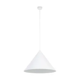 Hit sprzedaży TK LIGHTING 10010 CONO WHITE LAMPA WISZĄCA 1 XL