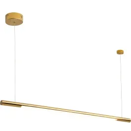Zniżka MAXLIGHT P0356 LAMPA WISZĄCA ORGANIC HORIZON 100CM ZŁOTA