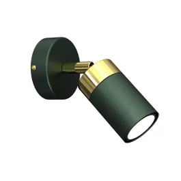Dostępne od ręki KINKIET JOKER GREEN/GOLD 1XGU10