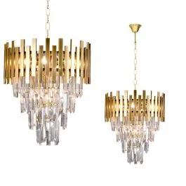 ŻYRANDOL ASPEN II GOLD 9XE14 Bestseller