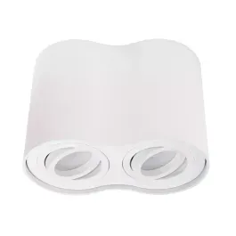 Popularny MAXLIGHT C0085 LAMPA SUFITOWA BASIC ROUND BIAŁA PODWÓJNA
