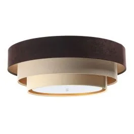 BPS KONCEPT 050-2EP-080 TRINITY CZARNY BEZOWY ZLOTY SRODEK E27 PLAFON Łatwy zwrot