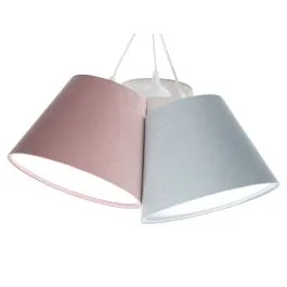 Lampa wisząca BPS Koncept JASMINE trzykolorowa szary / róż / beż 3xE27 070-131 Kup online