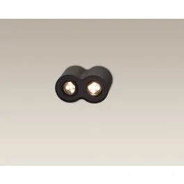 Obniżka ceny MAXLIGHT C0086 LAMPA SUFITOWA BASIC ROUND CZARNA PODWÓJNA