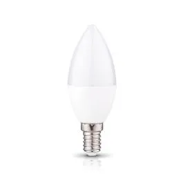 Darmowy zwrot Żarówka LED E14 230V/7W 6000K 560LM Świeczka Zimna Biała LED2B KALSWE147ZB KOBI