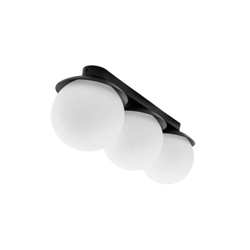 Ekspresowa dostawa Premium czarna lampa sufitowa Kuul B - białe kule Ummo