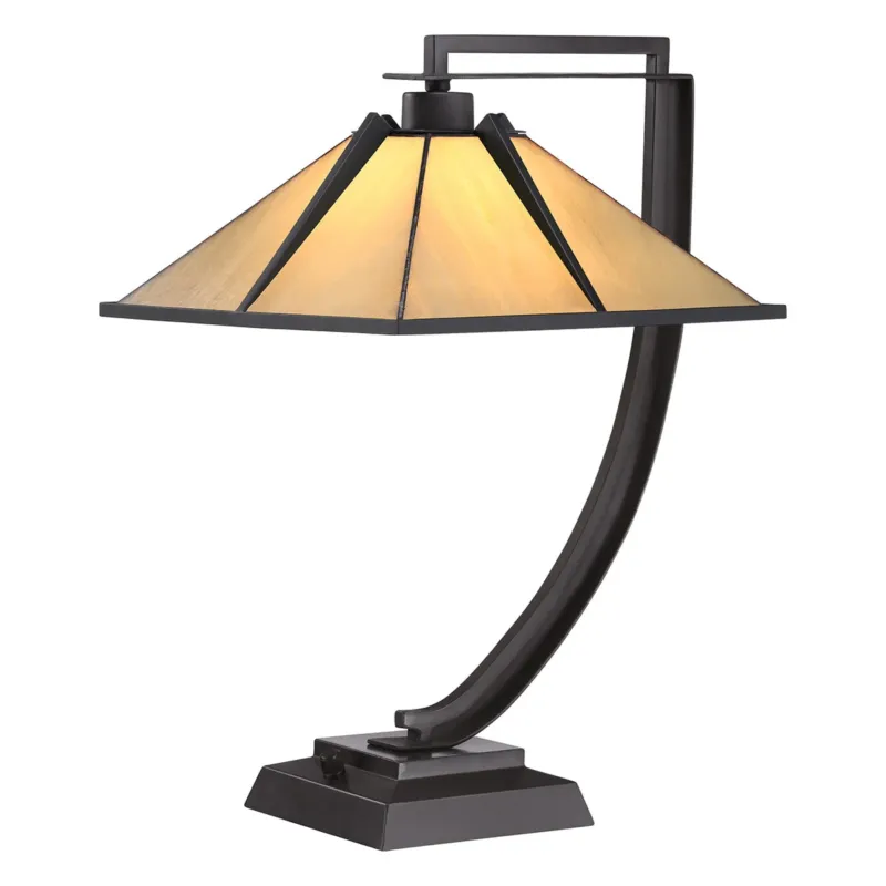 Do wyczerpania zapasów Lampa stołowa w stylu Tiffany, Pomeroy - Quoizel