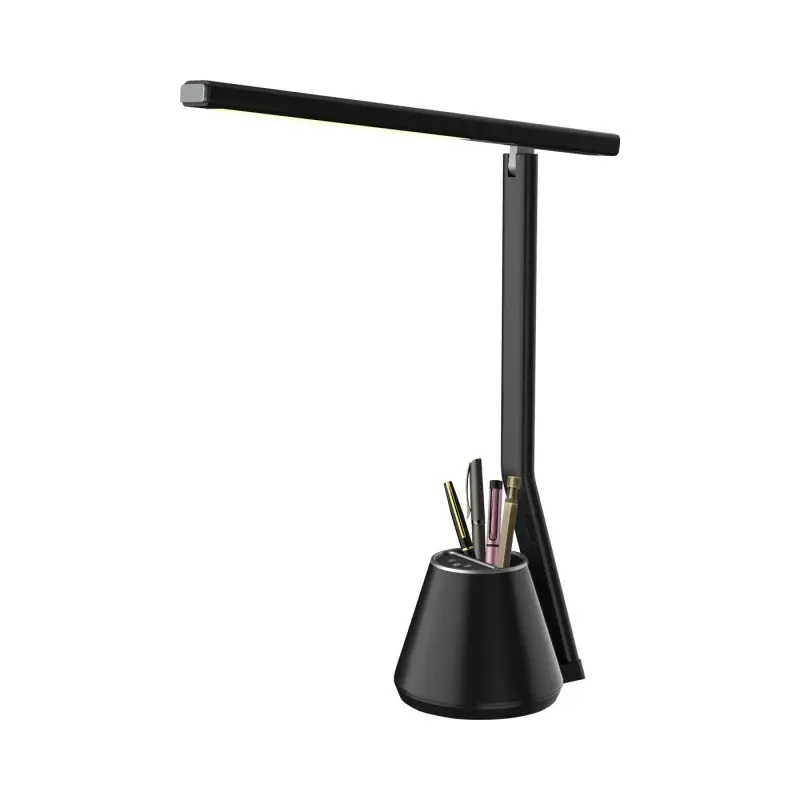 Szybka dostawa BL010 Lampka LED 8W z przybornikiem czarna regulowana barwa LED CUBE NILSEN