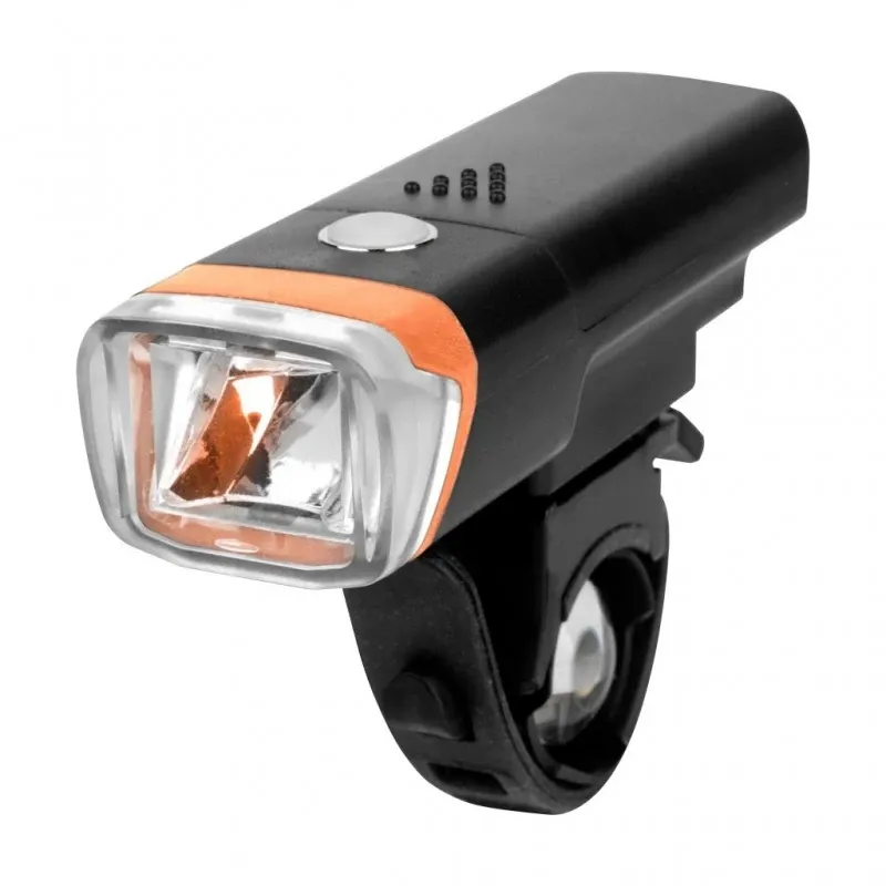 Szybka dostawa NC0053 Latarka rowerowa LED BIKE 20m ORANGE 1W 80LM NILSEN CAMP