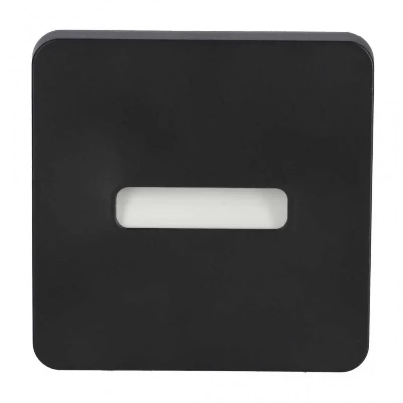 Łatwy zwrot / 18-141-62 LAMI Lampa schodowa LED czarna 0,7W 12V DC biała ciepła ZAMEL