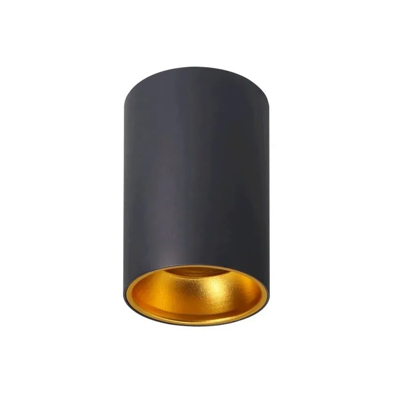 Najlepsza cena AD-OD-6521/B-C Tuba typu downlight, GU10 IP20 czarno-złota ELIZA ORNO