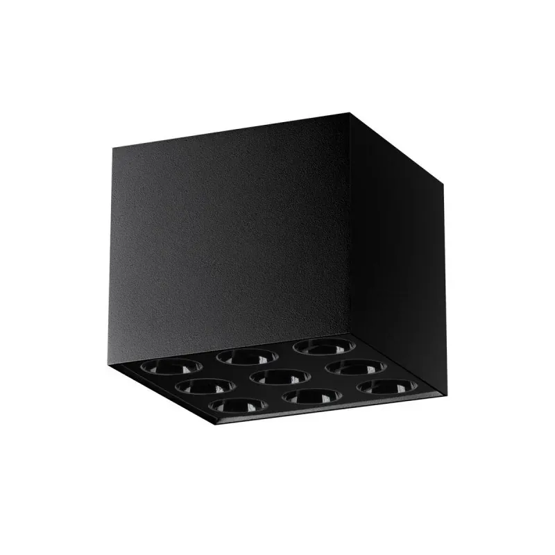 Tylko dziś SL.1211 Prostokątna lampa led natynkowa czarna OZZY 16W 4000K Sollux