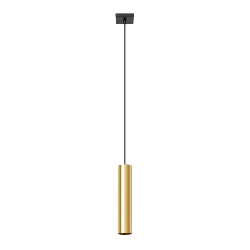 Lampa wisząca tuba złoty połysk do kuchni nowoczesna GU10 LAGOS 1 SL.1200 SOLLUX Do wyczerpania zapasów
