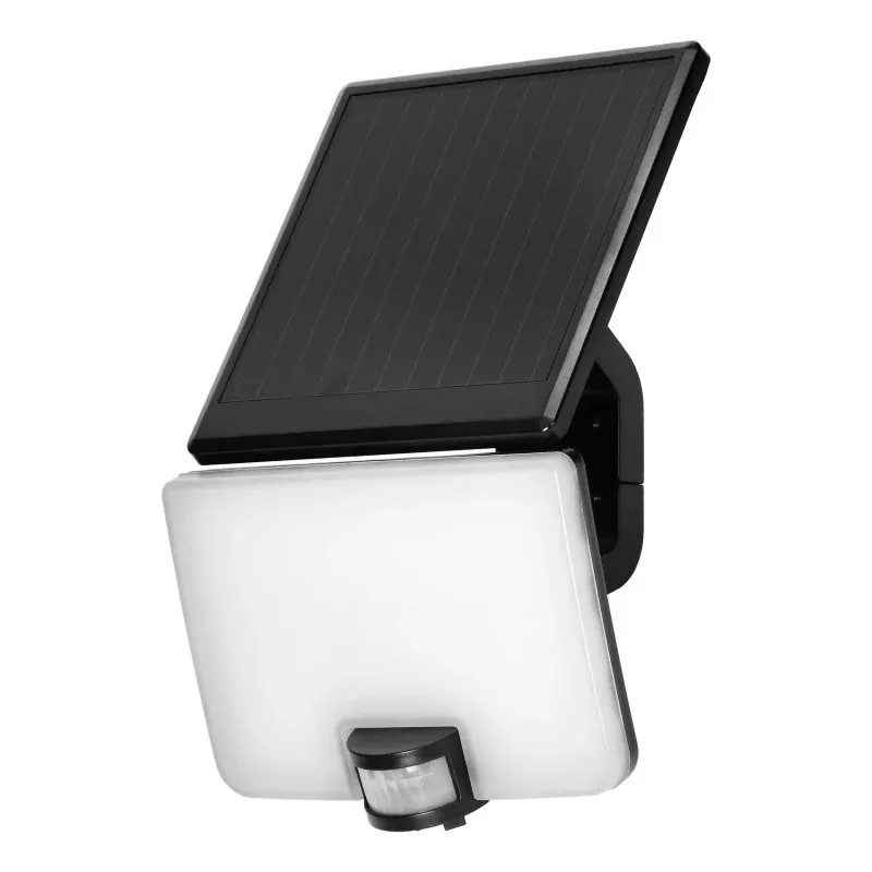 Hit sprzedaży AD-SL-6467BLR4 Składany naświetlacz solarny z czujnikiem ruchu PIR LED 10W IP54 4000K SOLIS ORNO