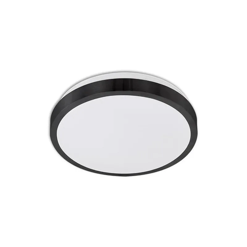 Ostatnie sztuki 7433 SOLEN Hermetyczny plafon led w czarnej obudowie 24W IP44 4000K LVT