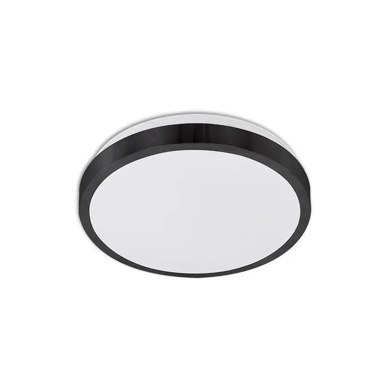 7431 SOLEN Okrągły plafon led w czarnej obudowie 16W IP44 4000K LVT Taniej