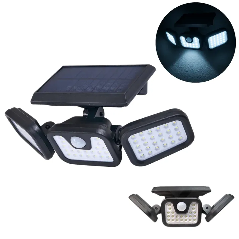 Cena promocyjna Lampa solarna Naświetlacz LED z czujnikiem ruchu i zmierzchu 15W