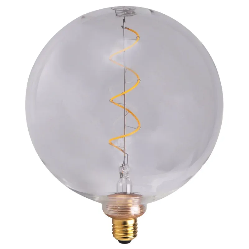 Zniżka 320117 Dekoracyjna żarówka 4000K LED E27 FILAMENT G200 4,2W DECOVINTAGE CLEAR POLUX-GOLDLUX