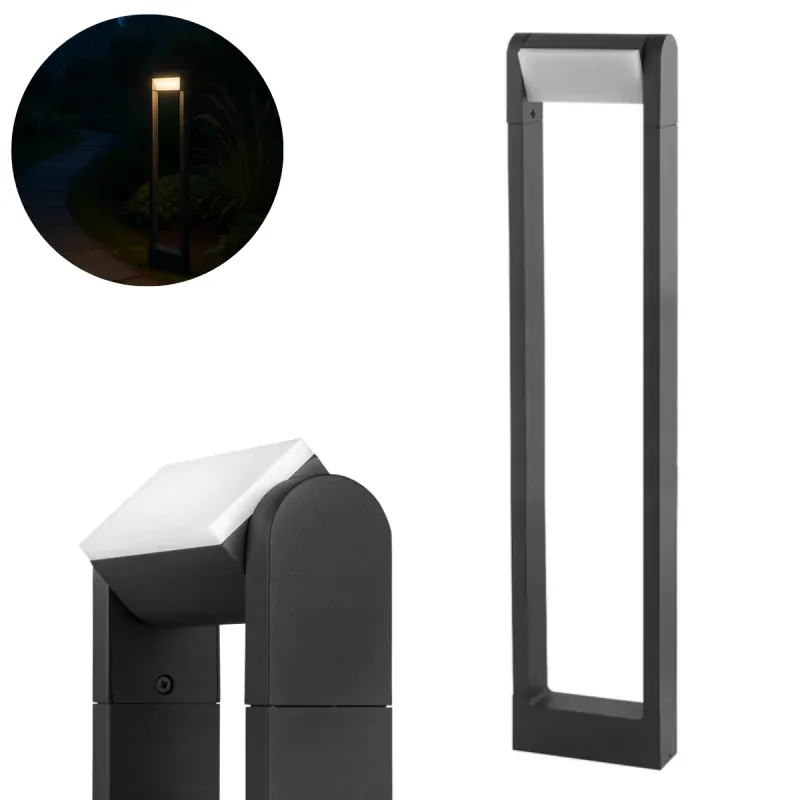 Lampa Ogrodowa LED Słupek na Prąd Wysoki Do Ogrodu SANTINA Szybka wysyłka