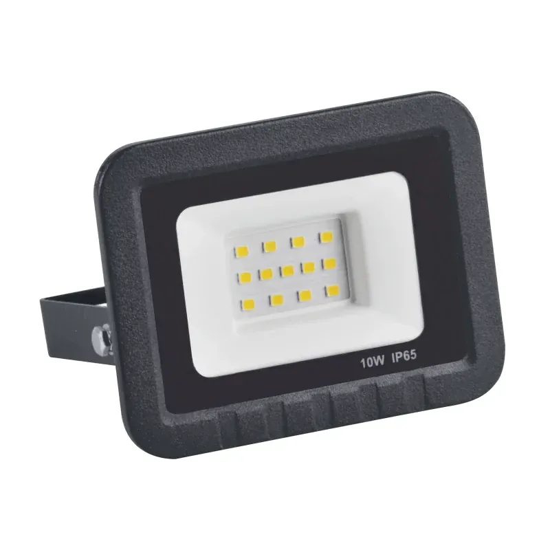 Cena promocyjna 302366 Czarny naświetlacz LED 10W 900LM IP65 6500K POLUX GOLDLUX
