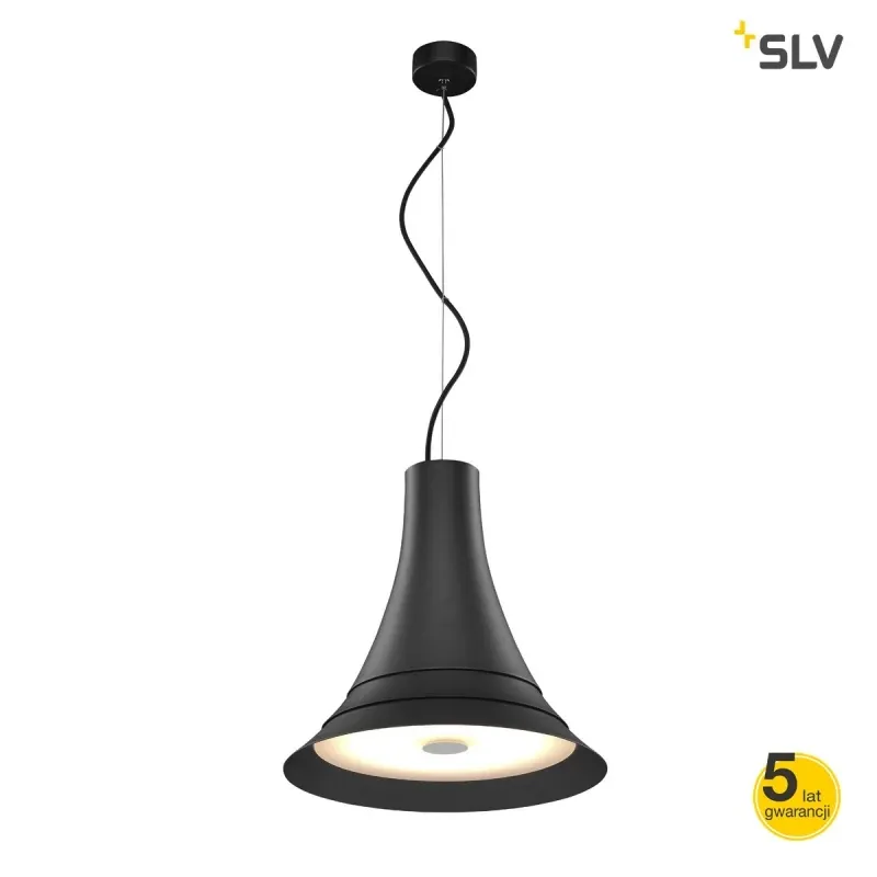 Wybór klientów Czarna wisząca lampa sufitowa o mocy 21W
