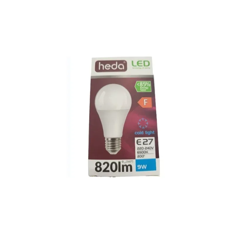 Najlepsza cena Energooszczędna żarówka led A60 E27 10W-61W 815lm 6500K HD111 Heda
