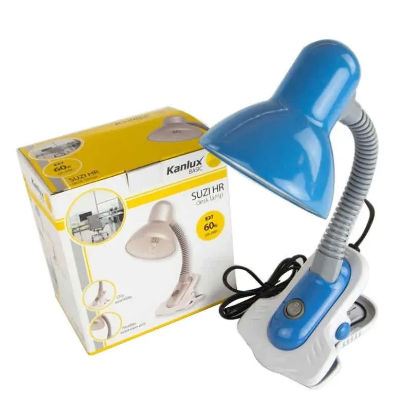 Zamów teraz Niebieska lampka na biurko SUZI HR-60-BL KANLUX BASIC