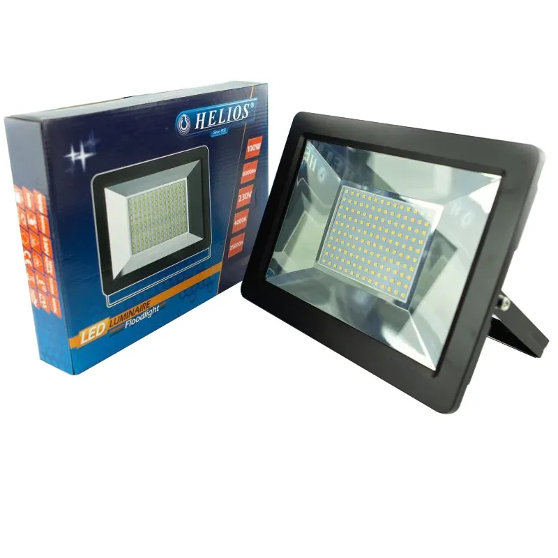 Zamów dziś Naświetlacz LED 100W czarny neutralny 4000K 8000lm 230V OPR-2544 HELIOS