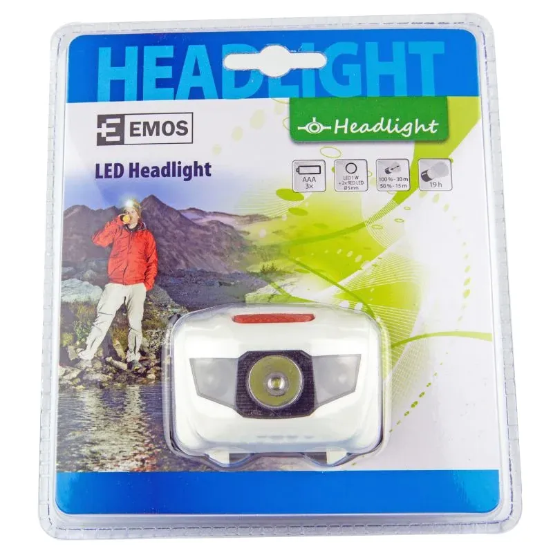 Kup teraz Latarka czołowa 2+1 LED 1W, 85 lm, 30m 3× AAA EMOS - 1441162100