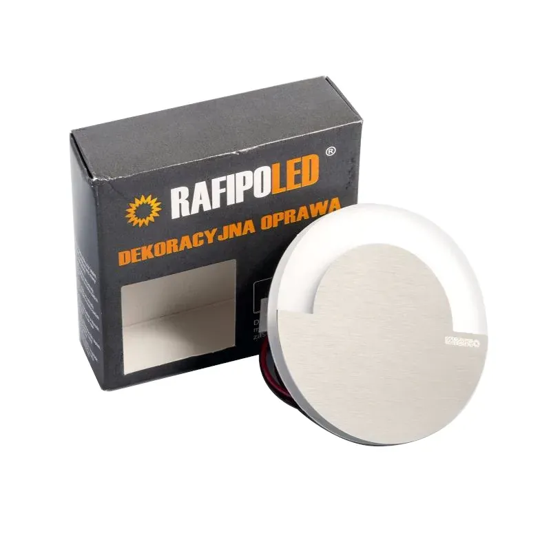 DC5z Oprawa schodowa CLASSIC LED DC 12V 0.6W zimna RAFIPOL Wyprzedaż