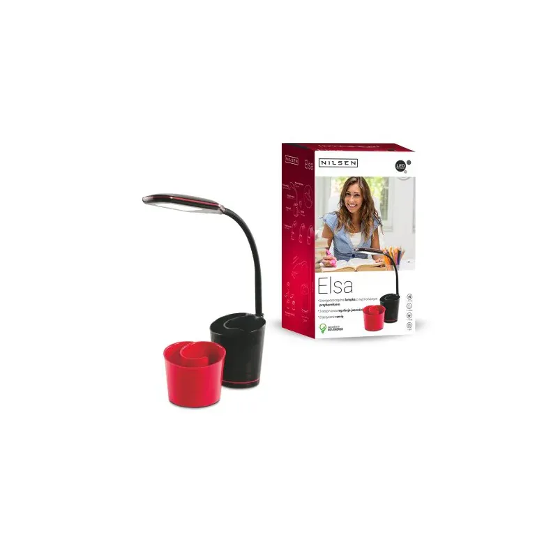 Premium Lampka biurkowa led z wyjmowanym przybornikiem