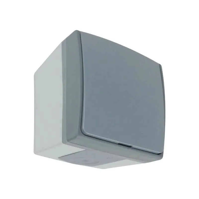 Natynkowe gniazdo pojedyncze schuko IP55 szaro-grafitowe 2P+Z AQUATIC PRO OR-OE-7405(GS)/GR ORNO Ostatnie sztuki