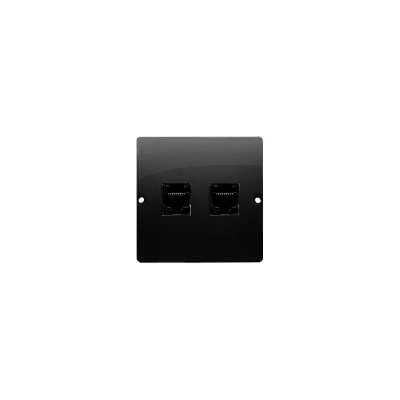 Gniazdo komputerowe podwójne RJ45 kat. 5e czarny mat Simon Basic Kontakt-Simon Niska cena