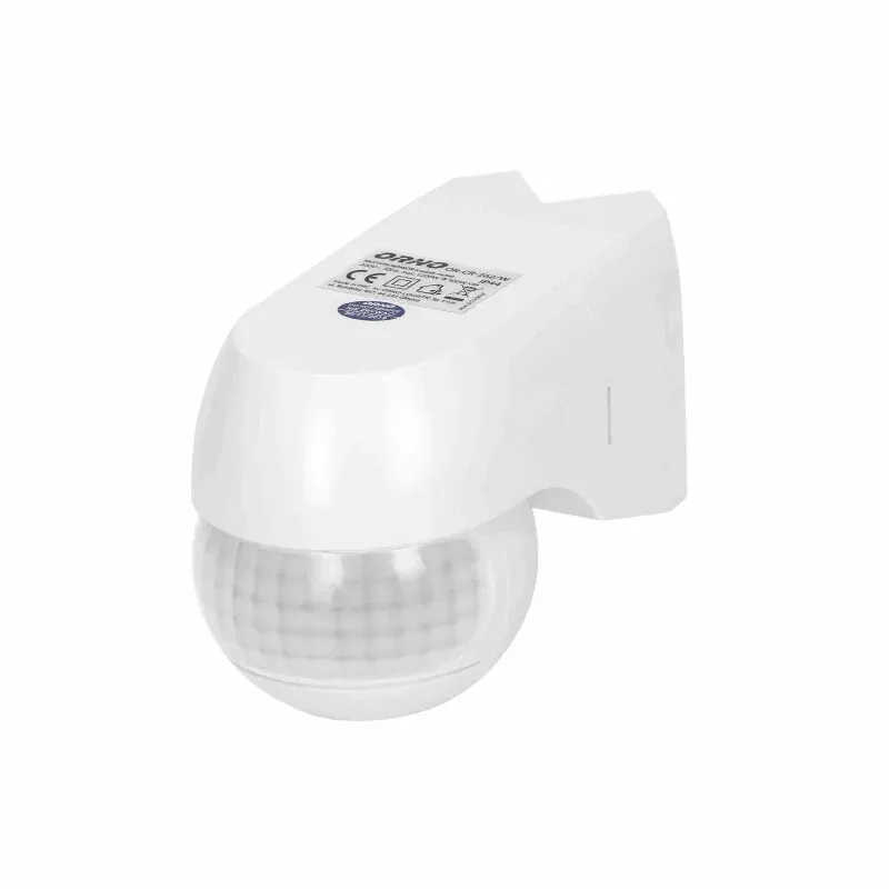 Popularny Czujnik ruchu biały - 3 rodzaje montażu 220st. 1200W IP44 OR-CR-262/W ORNO