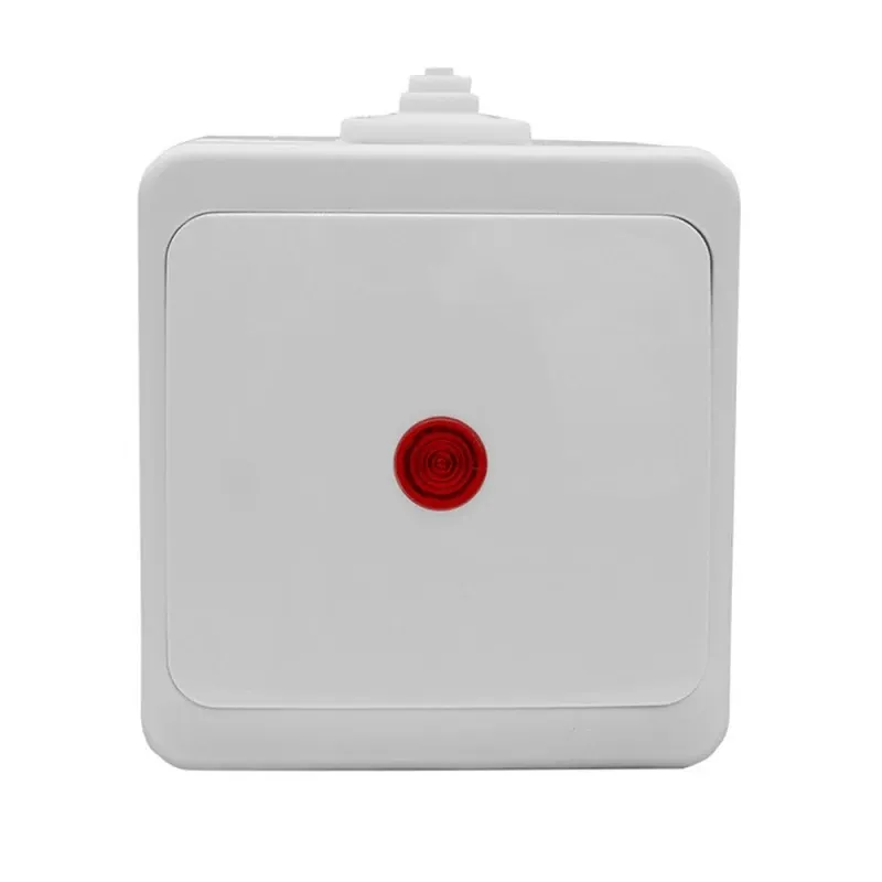 Włącznik krzyżowy natynkowy biały z podświetleniem IP44 WNT-8S/S SMART ABEX Kup teraz