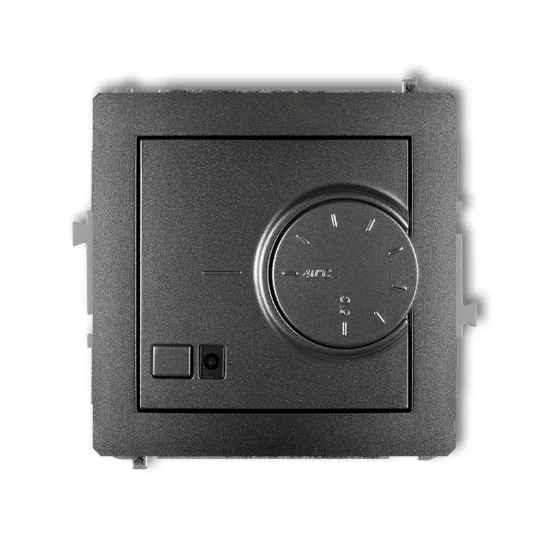 Popularny Regulator temperatury z czujnikiem powietrznym grafitowy DECO 11DRT-2 KARLIK