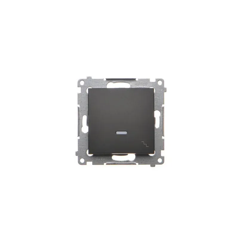 Włącznik schodowy z podświetleniem LED czarny mat DW6L.01/49 Simon 54 Kontakt-Simon Nowość