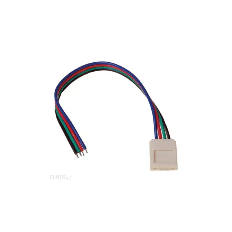 Złączka Led Rgb 10Mm. Łącznik Z Jedej Strony. Oferta limitowana