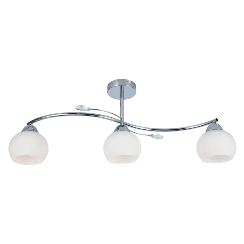 Nowoczesna Lampa Sufitowa Biała Connor 3Xe27 Super okazja