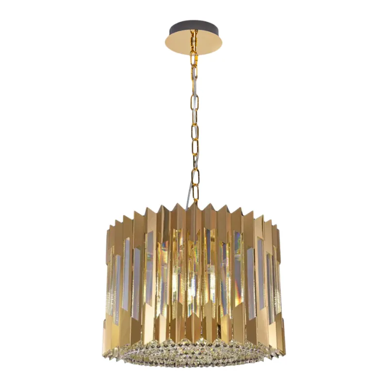 Oferta czasowa Lampa Wisząca Zlota Glamur Ritz 7Xe14