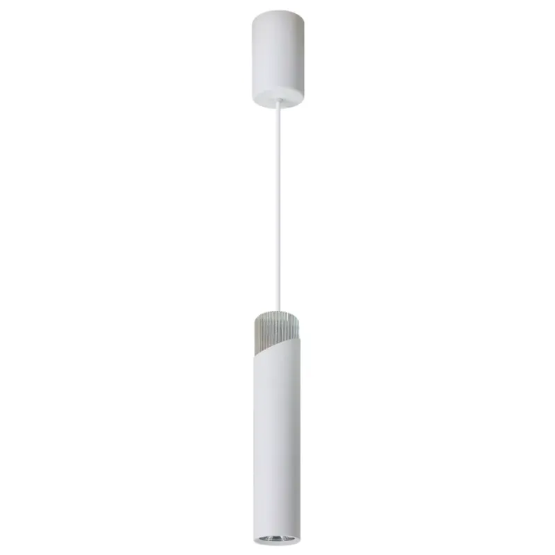 Bezpieczna płatność Neo Biała Chrome Lampa Wisząca Elegancka 1Xgu10