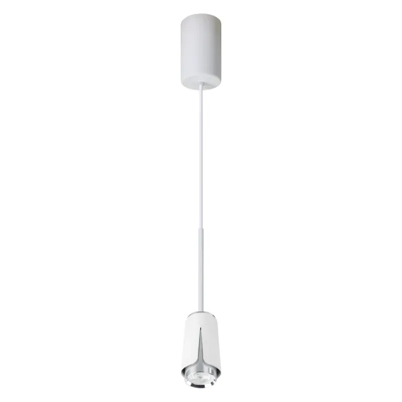 Zamów teraz Flower Biała Chrome Lampa Wisząca Elegancka 1Xgu10