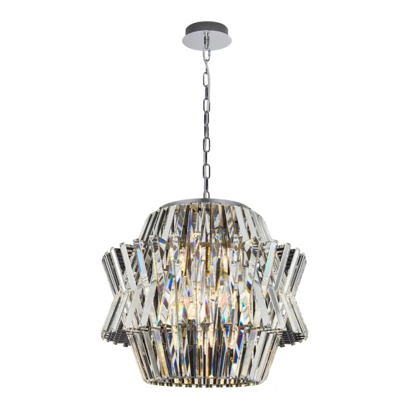 Hit sprzedaży Żyrandol Crown Chrome 12Xe14