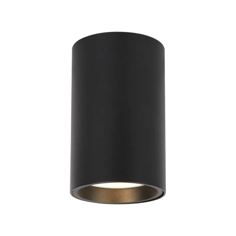 Wybór klientów Tuba Sufitowa Czarna Genesis Spot 1Xgu10 10Cm