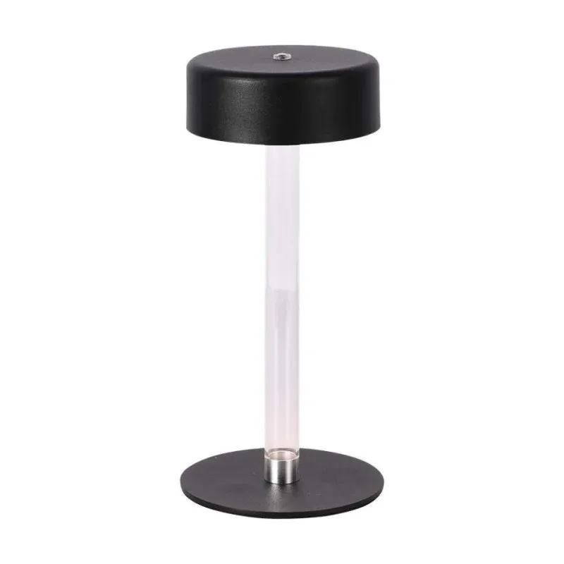 Okazja Lampka Biurkowa Nocna V-Tac 3W Led 23Cm Ładowanie Usb Cct Ściemnianie Czarna Vt-7567 3000K-6000K 210Lm