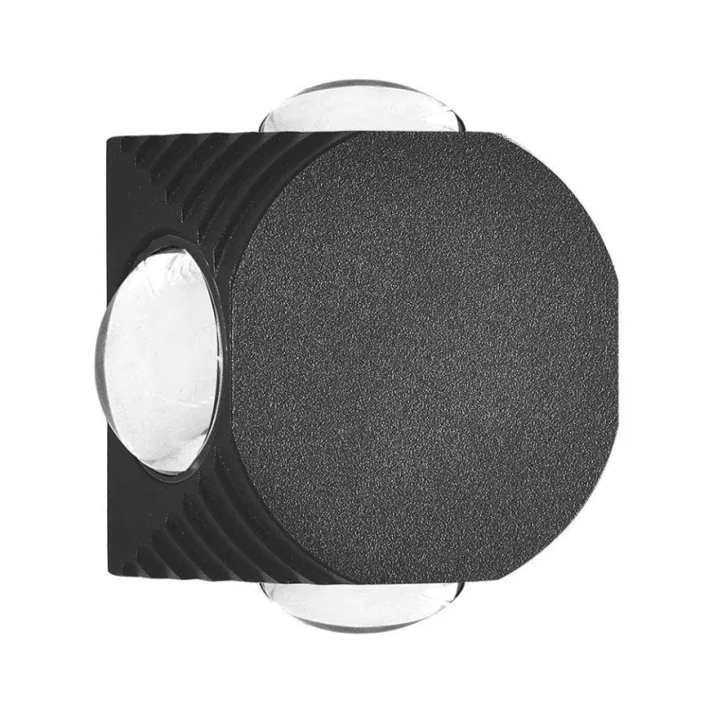 Ograniczona ilość Oprawa Ścienna Góra Dół V-Tac 4W Led Ip54 Czarna Vt-2544 4000K 390Lm