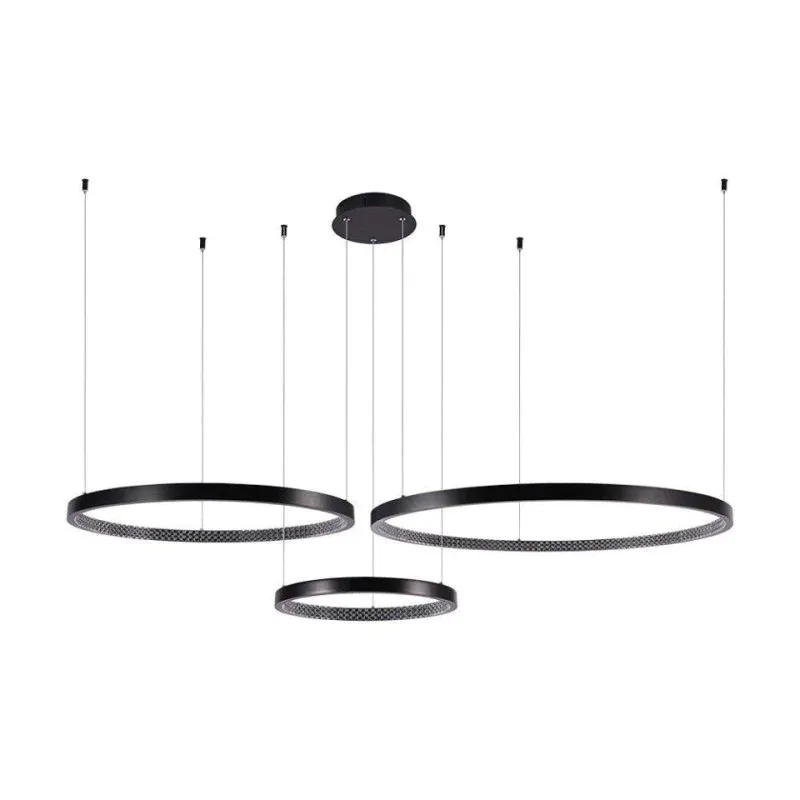 Oprawa Zwieszana V-Tac 57W Led Czarna Vt-7824 3000K 6840Lm Nowy